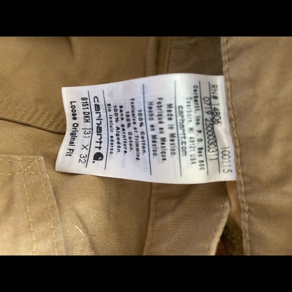 Mens Carhartt pants